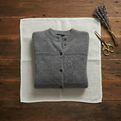 Jacqueline – Mock Neck Button-Up Knit Cardigan