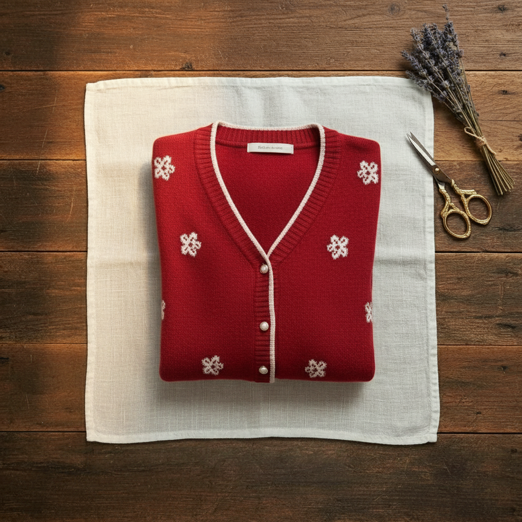 Rosa – Floral Embroidered V-Neck Cardigan