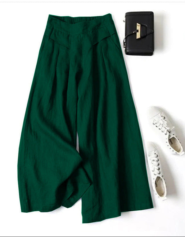 Violetta | Cropped Wide-Leg Pants