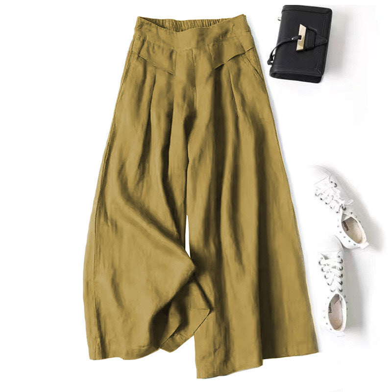 Violetta | Cropped Wide-Leg Pants