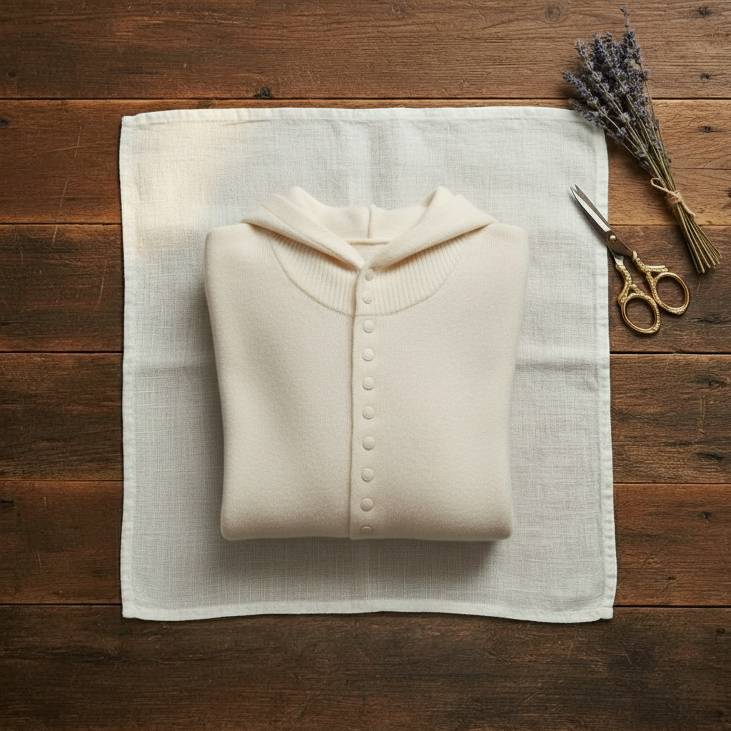 Rebecca – Hooded Button-Front Knit Cardigan