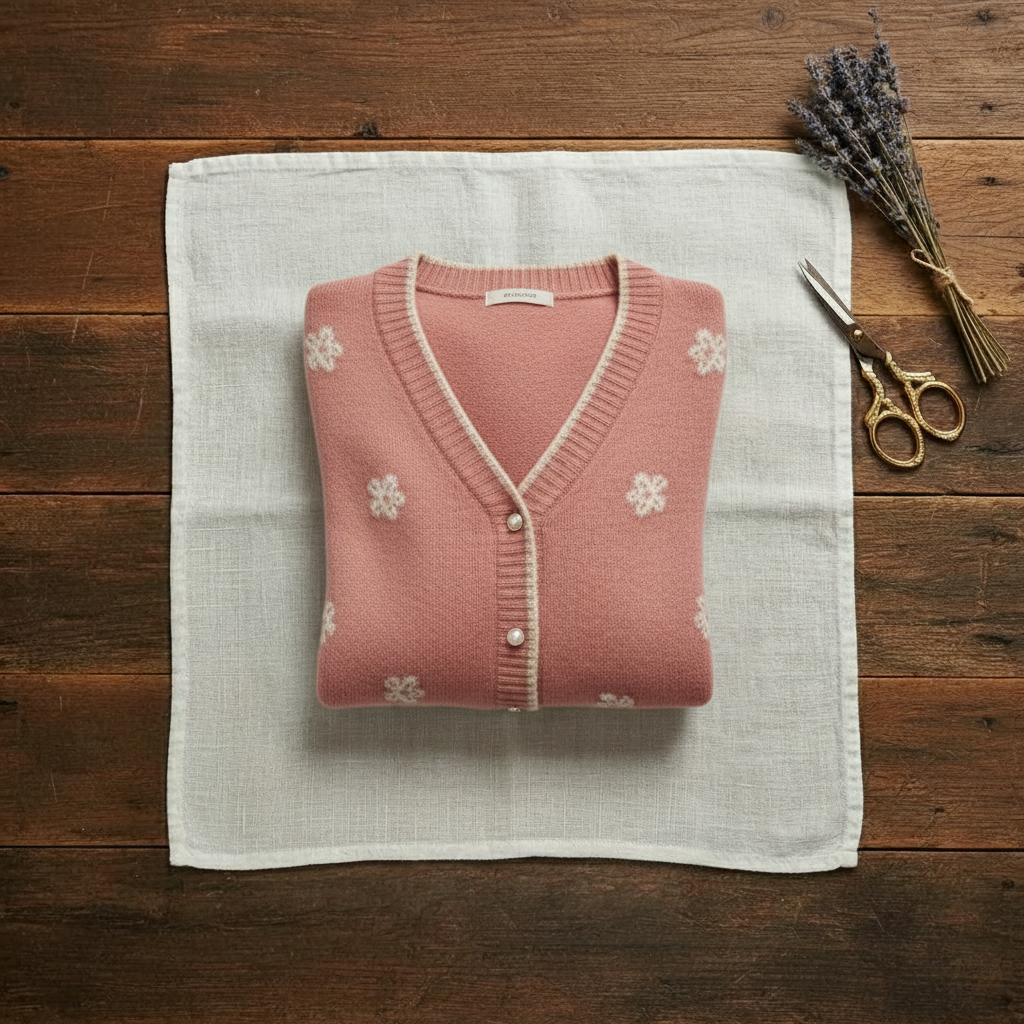 Rosa – Floral Embroidered V-Neck Cardigan
