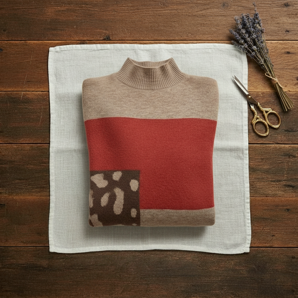 Patricia – Color-Block Knit Sweater
