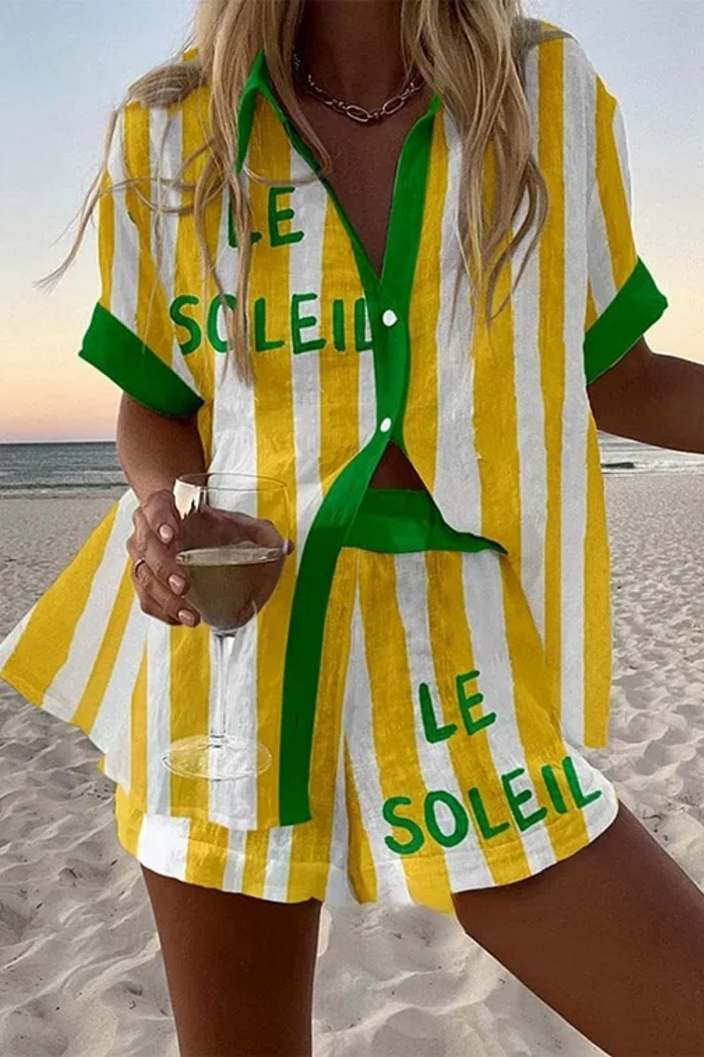 Bess | Linen-Look Set