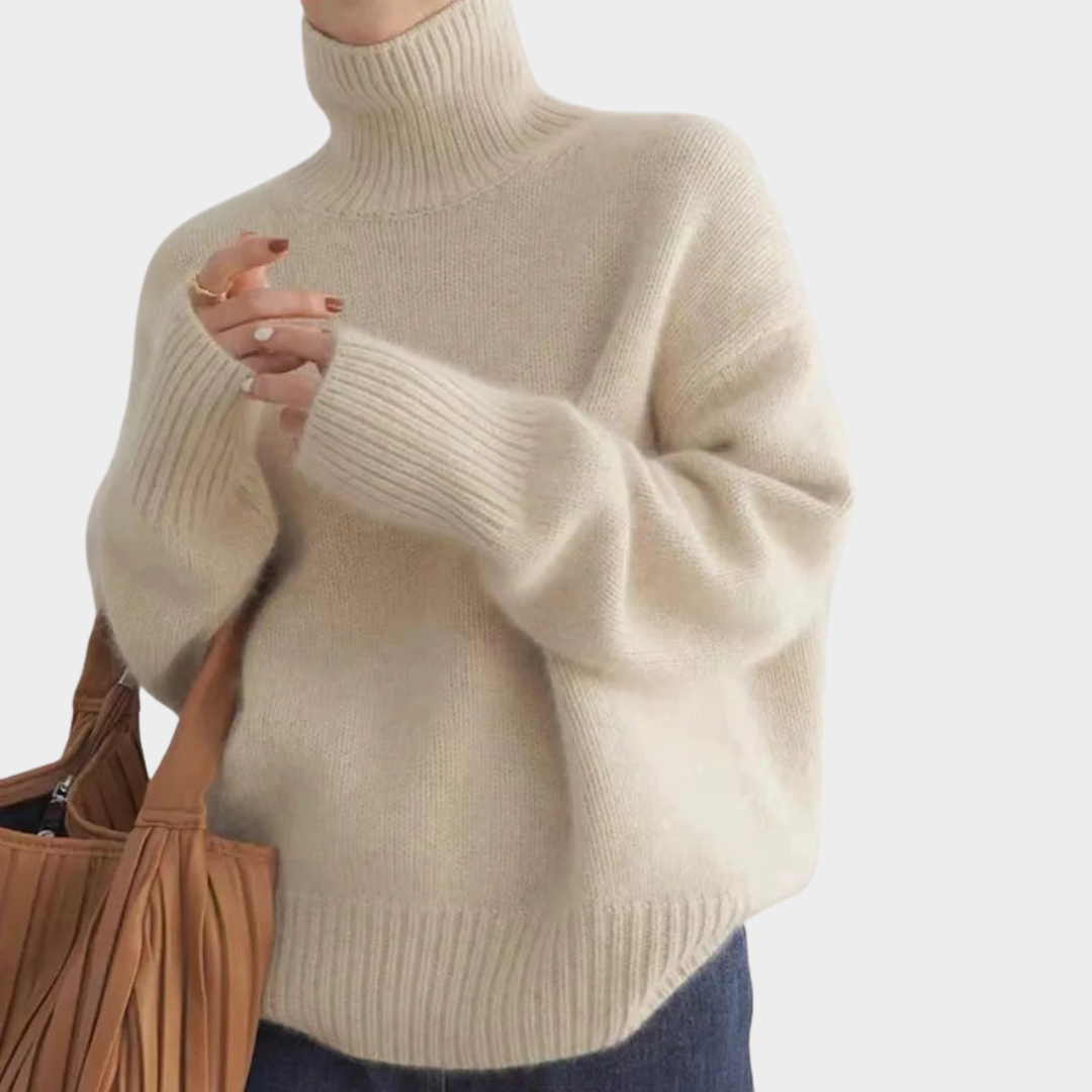 Violet – Soft Turtleneck Oversized Sweater