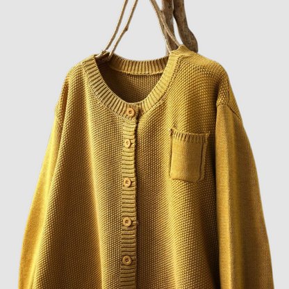 Bernice – Cozy Knit Button-Up Cardigan