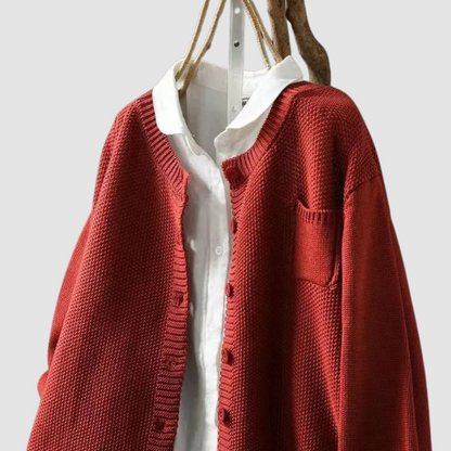 Bernice – Cozy Knit Button-Up Cardigan