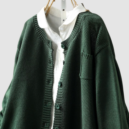 Bernice – Cozy Knit Button-Up Cardigan