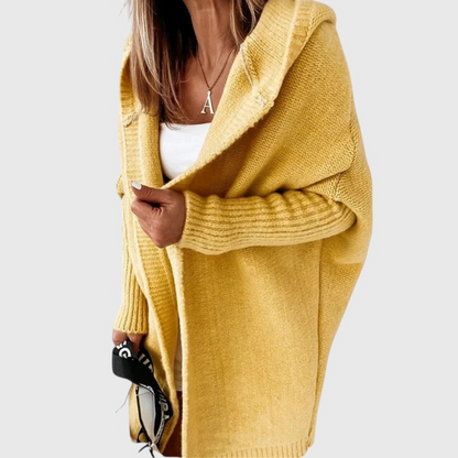 Elvira – Hooded Knit Longline Cardigan