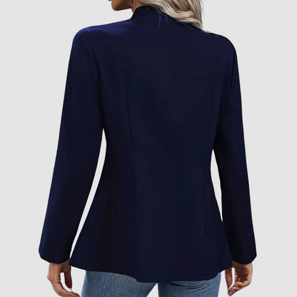 Laura – Double-Breasted Military Button Blazer