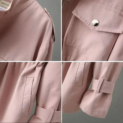 Wendy – Cinched Waist Utility Jacket