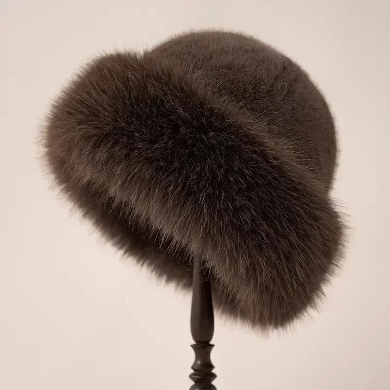 Gina – Plush Faux Fur Winter Hat