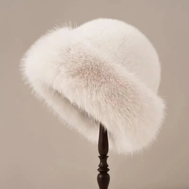 Gina – Plush Faux Fur Winter Hat