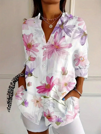 Emerie | Colorful Pattern Blouse
