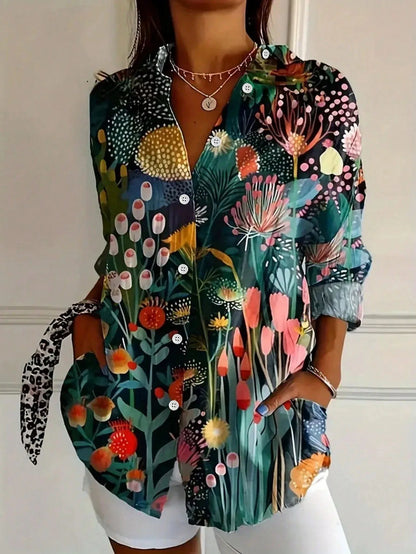 Emerie | Colorful Pattern Blouse