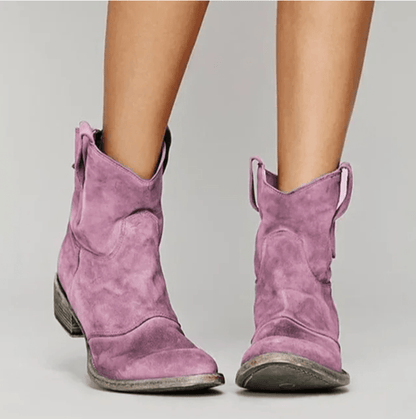 Charlotte – Western Ankle Boots
