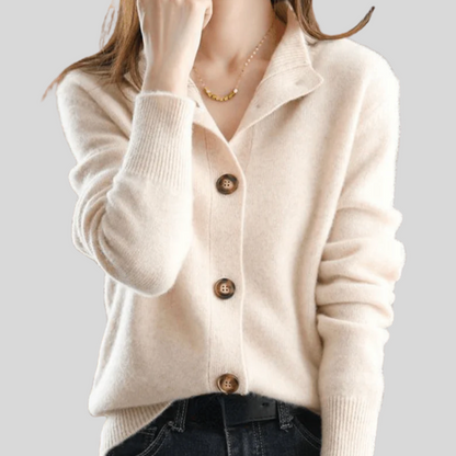 Claudette – Button-Down Knit Cardigan