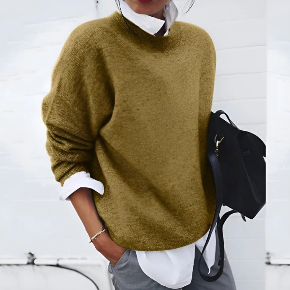 Zelma – Soft Knit Relaxed Everyday Sweater