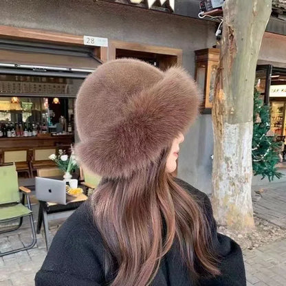Gina – Plush Faux Fur Winter Hat