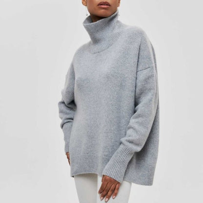 Lillian – Oversized Turtleneck Knit Sweater