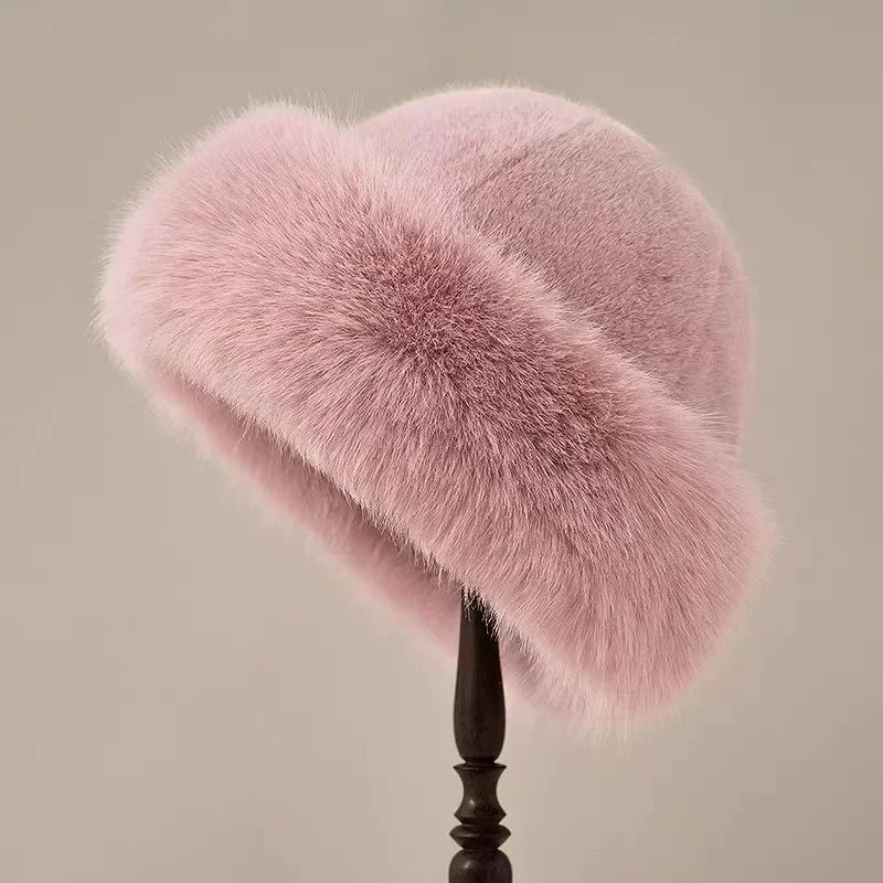 Gina – Plush Faux Fur Winter Hat