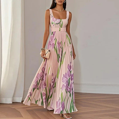 Piper | Floral a-Line Maxi Dress