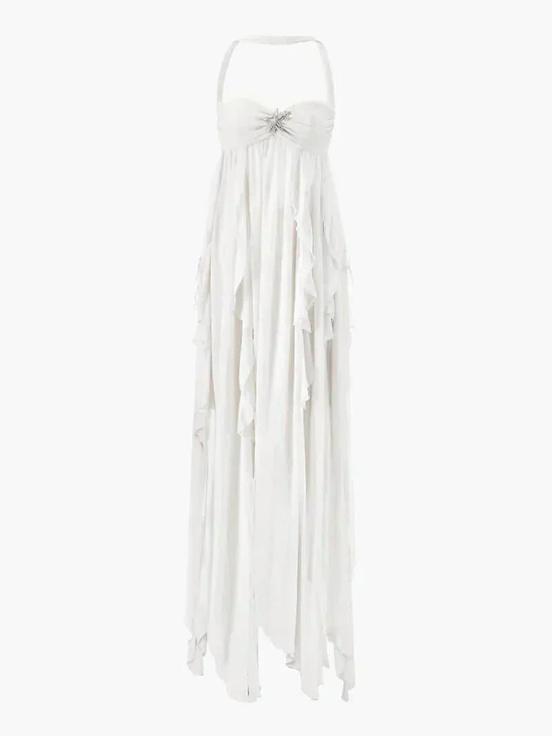 Sloane | Romantic Ruffle Maxi Dress