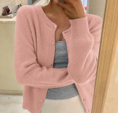 Selma – Soft Knit Button-Front Cardigan