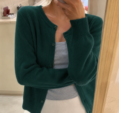 Selma – Soft Knit Button-Front Cardigan