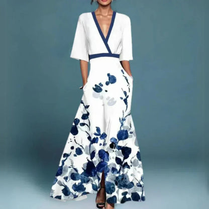 Kirsten | Elegant Floral Wrap Dress