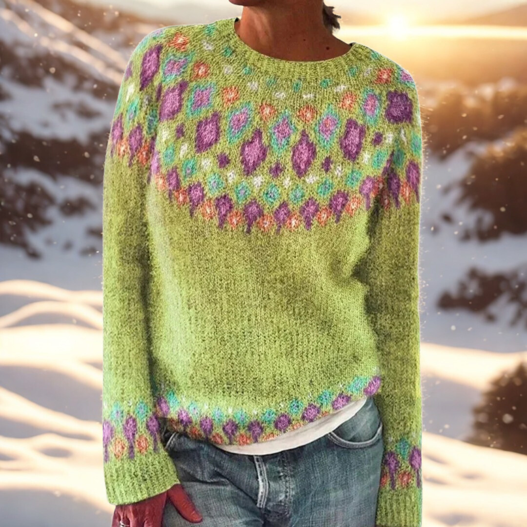 Vera – Fair Isle Knit Sweater