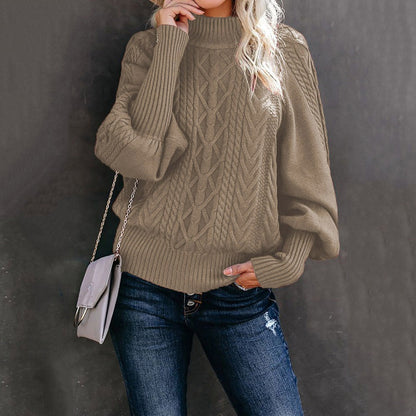 Charlotte – Cable Knit Turtleneck Sweater