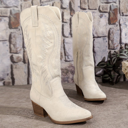 Laurel | Women’s Cowboy Boots with Block Heel