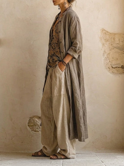 Hope – Relaxed Wide-Leg Layered Set