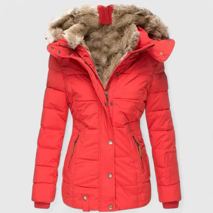 Edna – Faux Fur Hooded Puffer Jacket