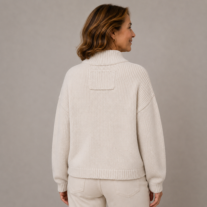 Larissa – Stand Collar Button Knit Cardigan