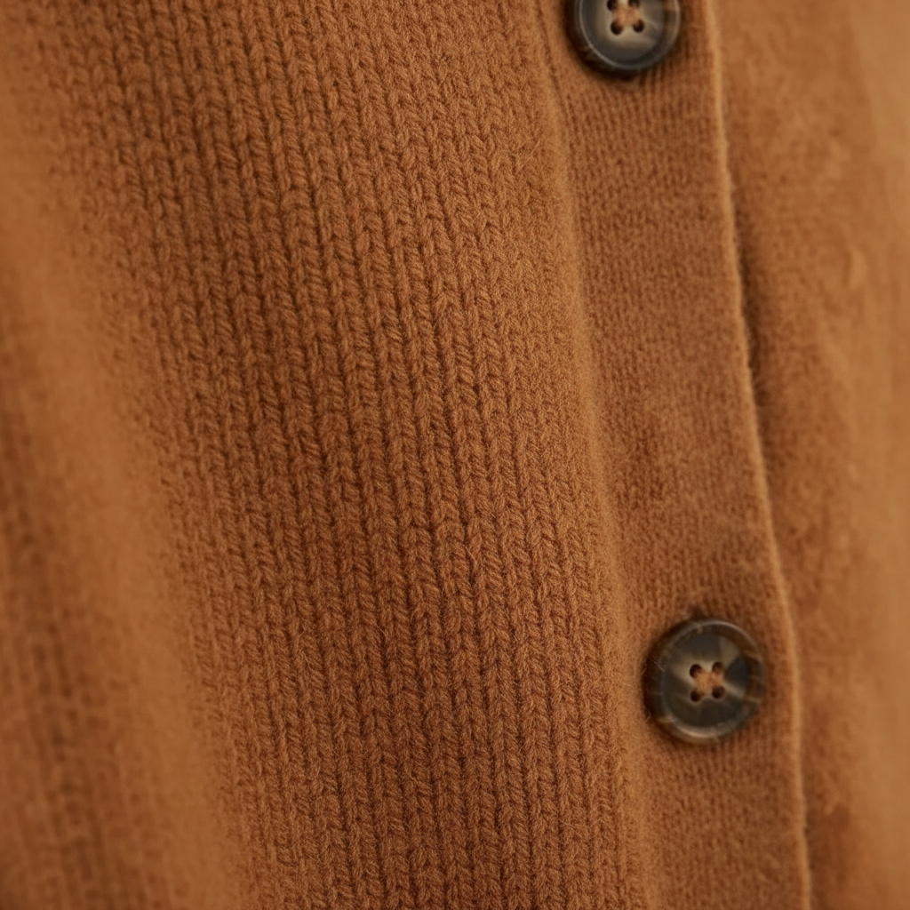 Penny – Button-Up Collared Knit Cardigan