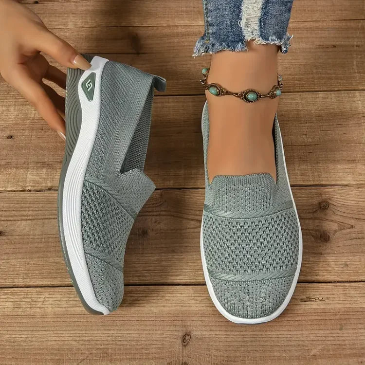 Isabel – Orthopedic Knit Slip-On Sneakers