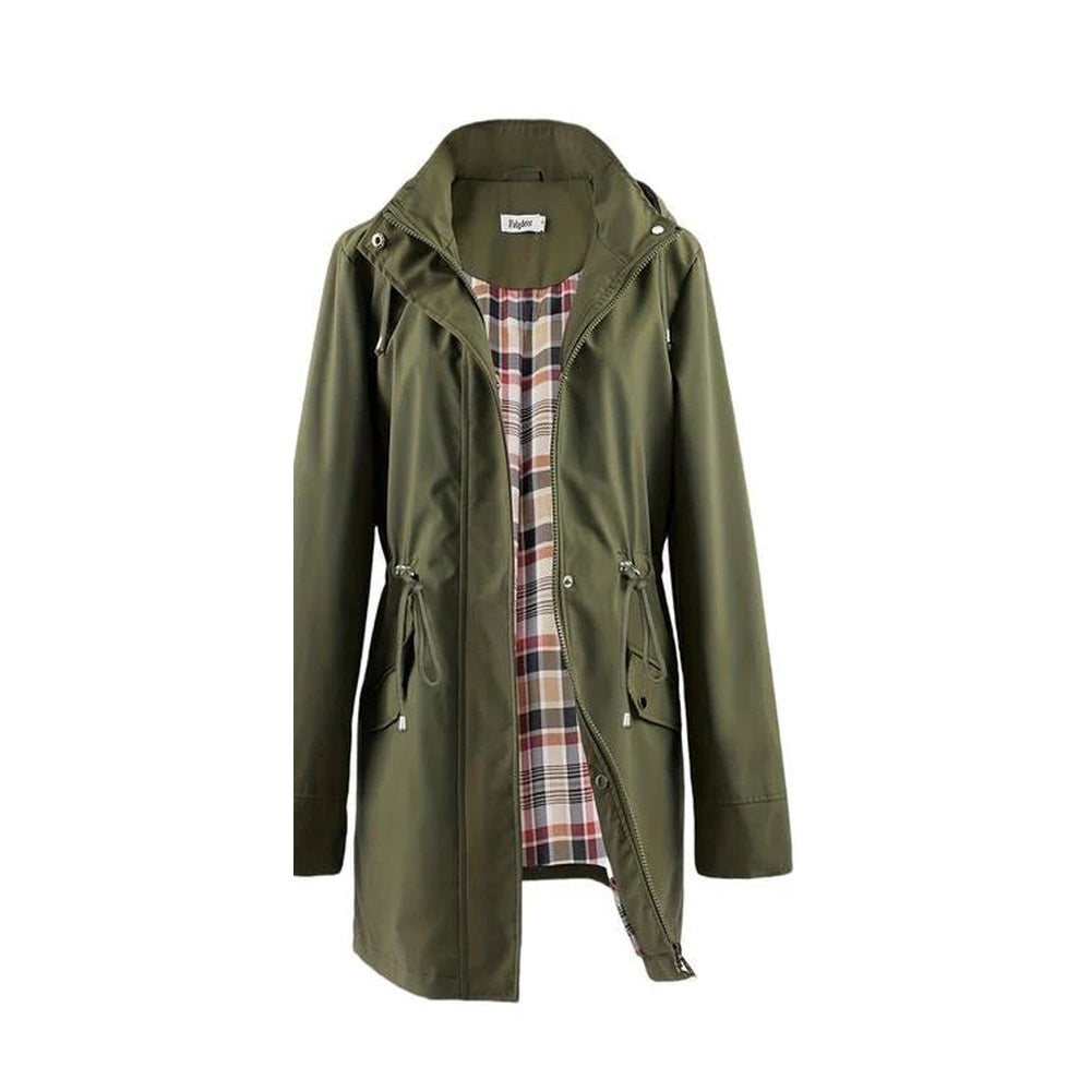 Marsha – Hooded Windproof Jacket with Plaid Lining