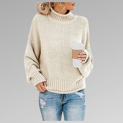 Dawn – Turtleneck Knit Oversized Sweater