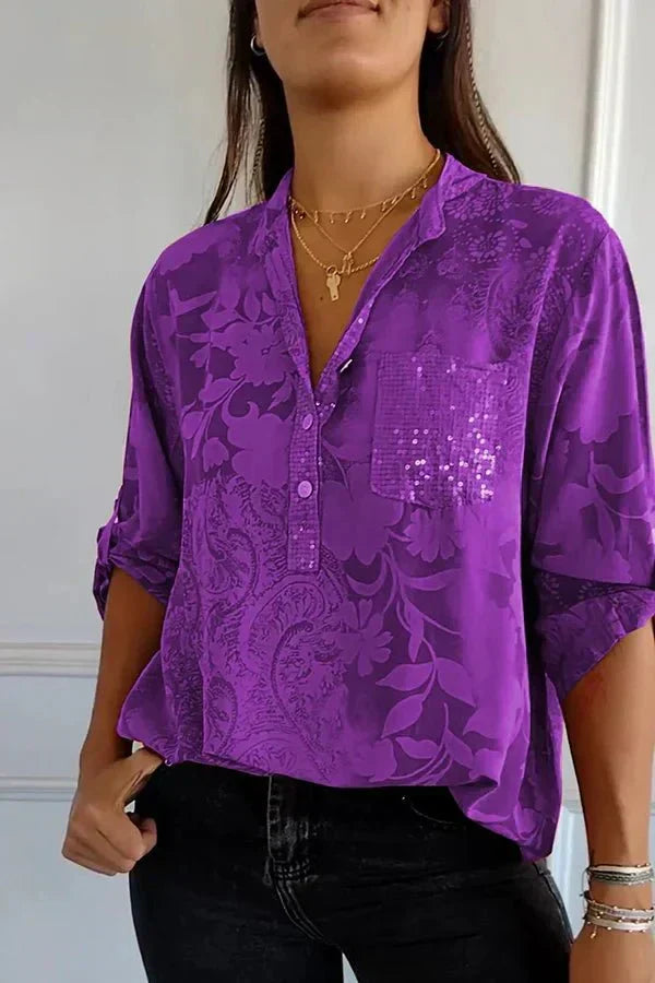Rae | Elegant Sequin Top