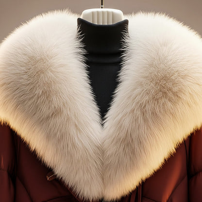 Sue – Quilted Puffer Jacket with Faux-Fur Collar