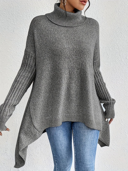 Viola – Turtleneck Oversized Knit Sweater