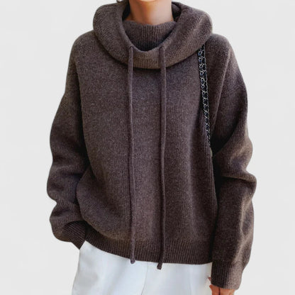 Peggy – Relaxed Knit Hooded Pullover