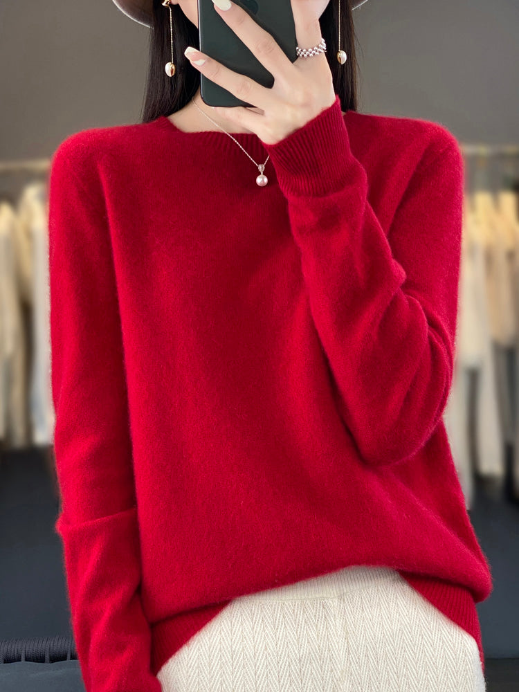 Trudy – Soft Knit Round Neck Sweater