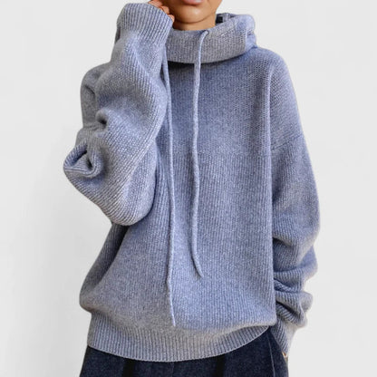 Peggy – Relaxed Knit Hooded Pullover