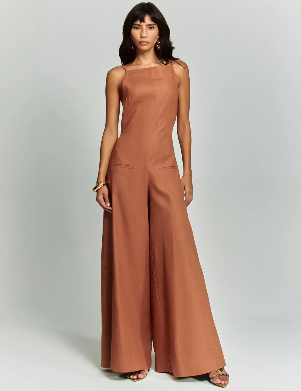 Teresa – Wide Leg Structured Jumpsuit