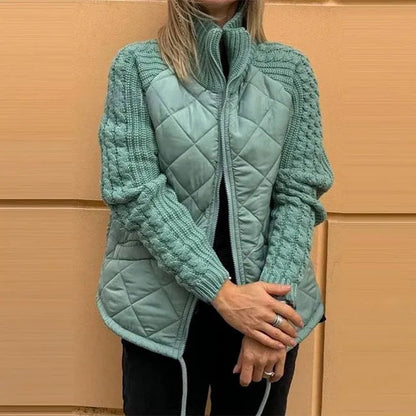 Pearline – Quilted Knit Sleeve Jacket