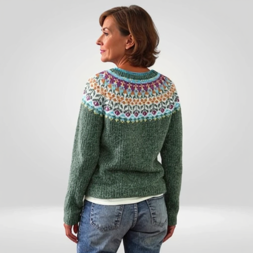 Mamie – Fair Isle Knit Sweater