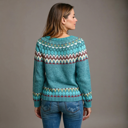 Sheila – Fair Isle Knit Sweater